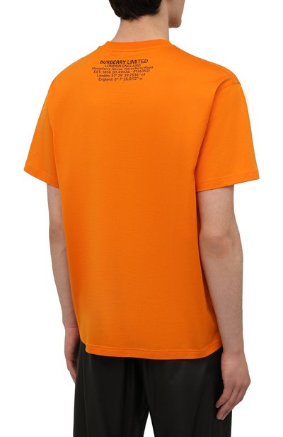 Хлопковая футболка BURBERRY, арт. 8040676, фото 4