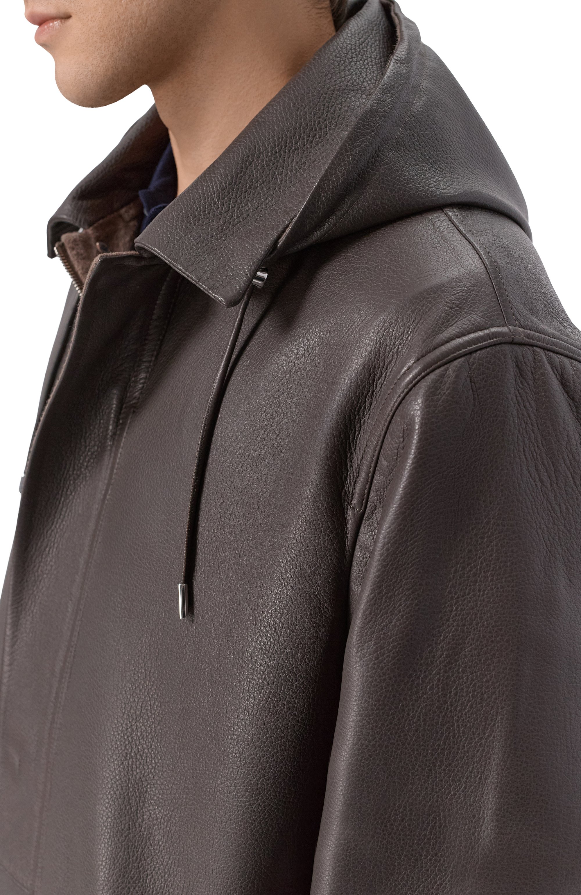 Кожаная парка MVST, арт. M25.1PM.C003*/CERV0 SILKY, фото 5