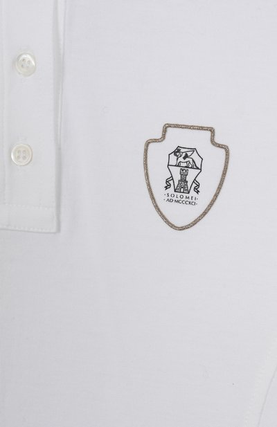 Хлопковое поло BRUNELLO CUCINELLI, арт. B0T81T441B, фото 3