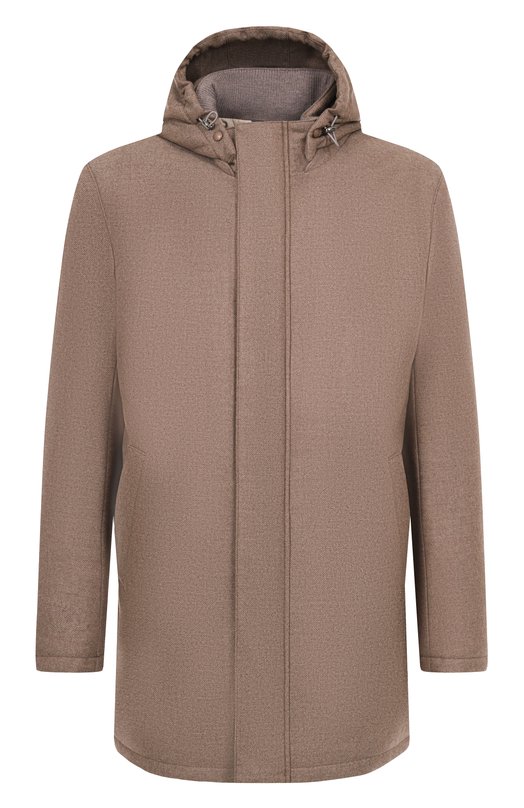 Парка из шерсти и кашемира Andrea Campagna M0D_ASIAG0/321014GQ Бежевый M0D_ASIAG0/321014GQ