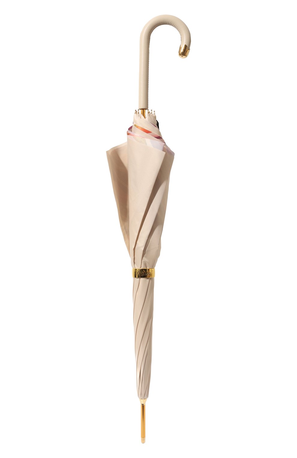Зонт-трость PASOTTI OMBRELLI кремового цвета по цене 33950 руб., арт. 0MITD0 189/RAS0 9M078/1, фото 4 Зонт-трость PASOTTI OMBRELLI, арт. 0MITD0 189/RAS0 9M078/1, фото 4