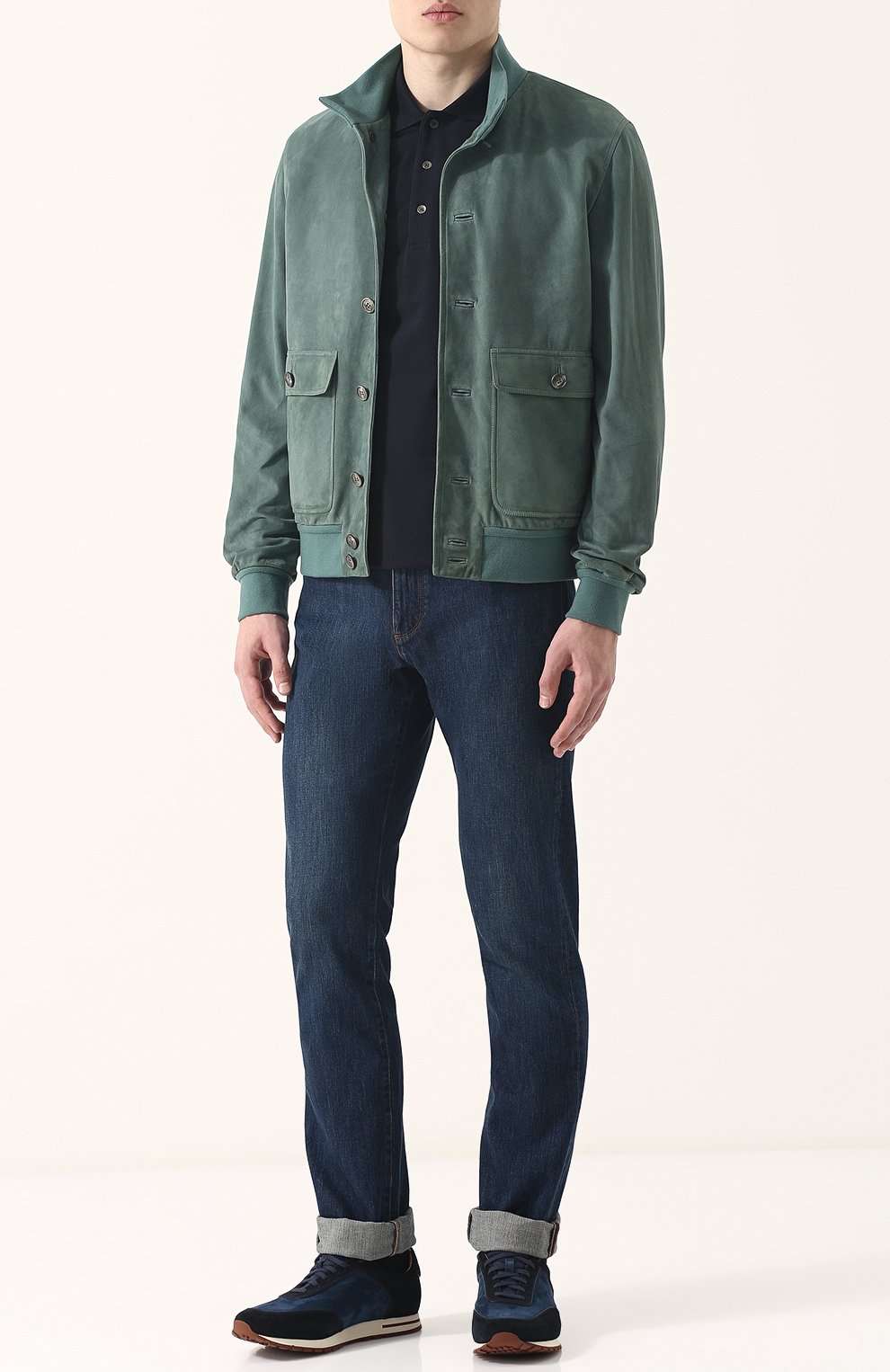 Замшевый бомбер LORO PIANA, арт. FAI0997, фото 2