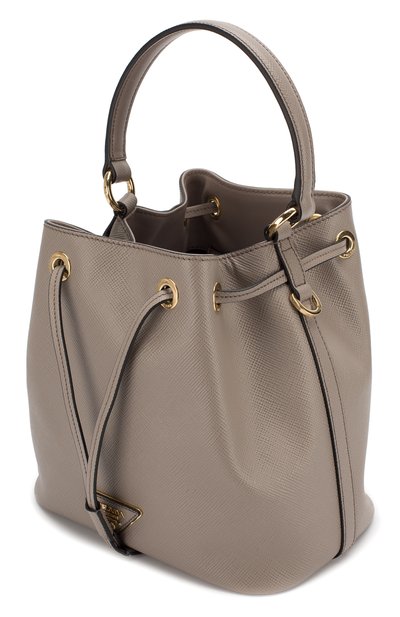 Сумка bucket PRADA серого цвета по цене 230000 руб., арт. 1BE032-2A4A-F0572-OOO, фото 3 Сумка bucket PRADA, арт. 1BE032-2A4A-F0572-OOO, фото 3