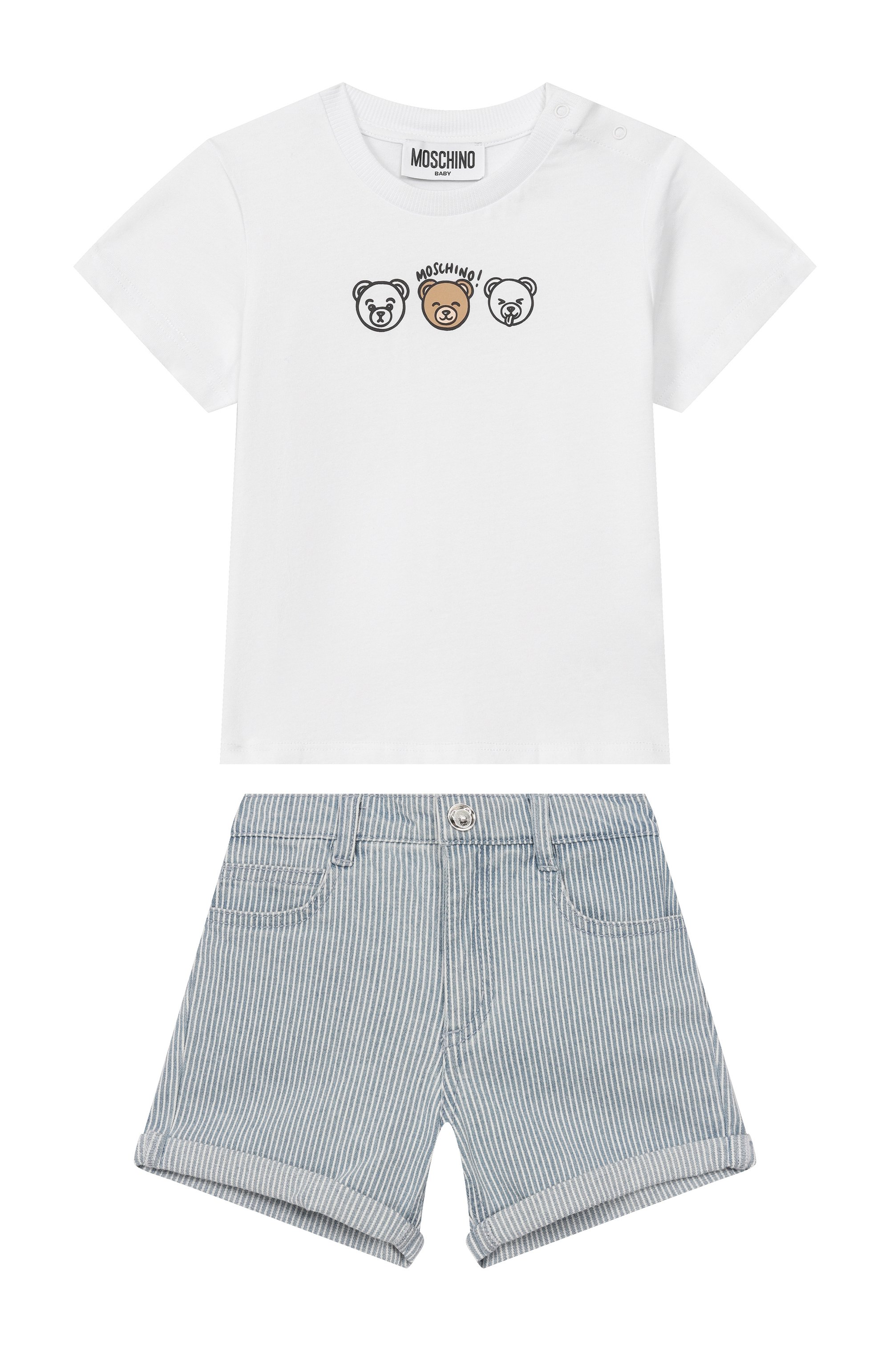 Комплект из футболки и шорт MOSCHINO, арт. MUG010/LXE63, фото 1