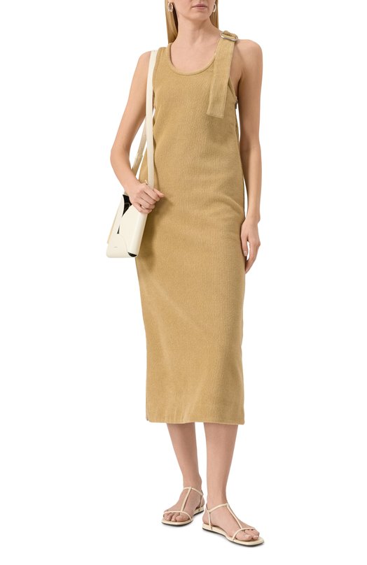 Кожаные сандалии Jil Sander J15WP0169/P8389 Кремовый  J15WP0169/P8389 Фото 2
