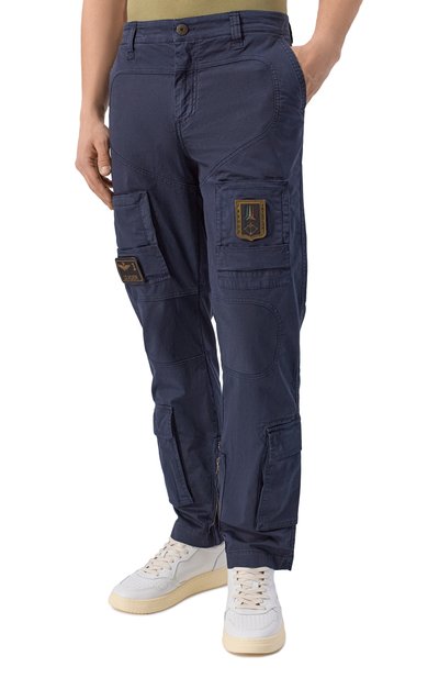 Хлопковые брюки-карго AERONAUTICA MILITARE, арт. PA1387UCT01493, фото 3