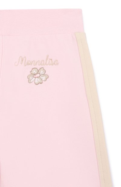 Хлопковые джоггеры MONNALISA, арт. 39G406, фото 3