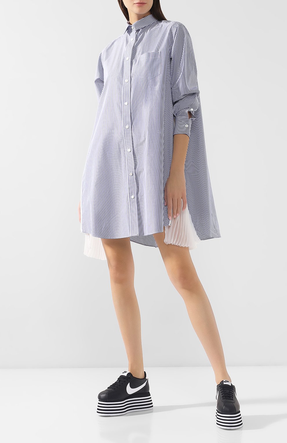 Кожаные кеды cortez comme des garcons x nike NIKE, арт. GB-K121-001, фото 2