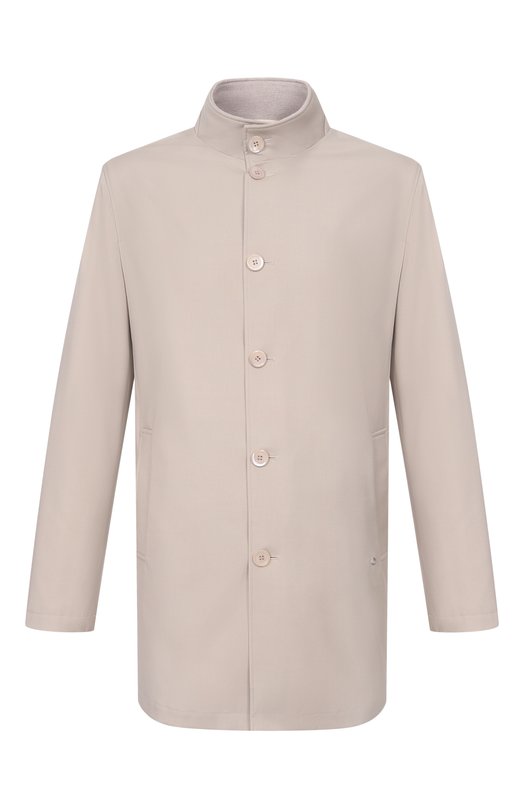 Шерстяной плащ Stefano Ricci MDJ6100280/5612 Бежевый MDJ6100280/5612