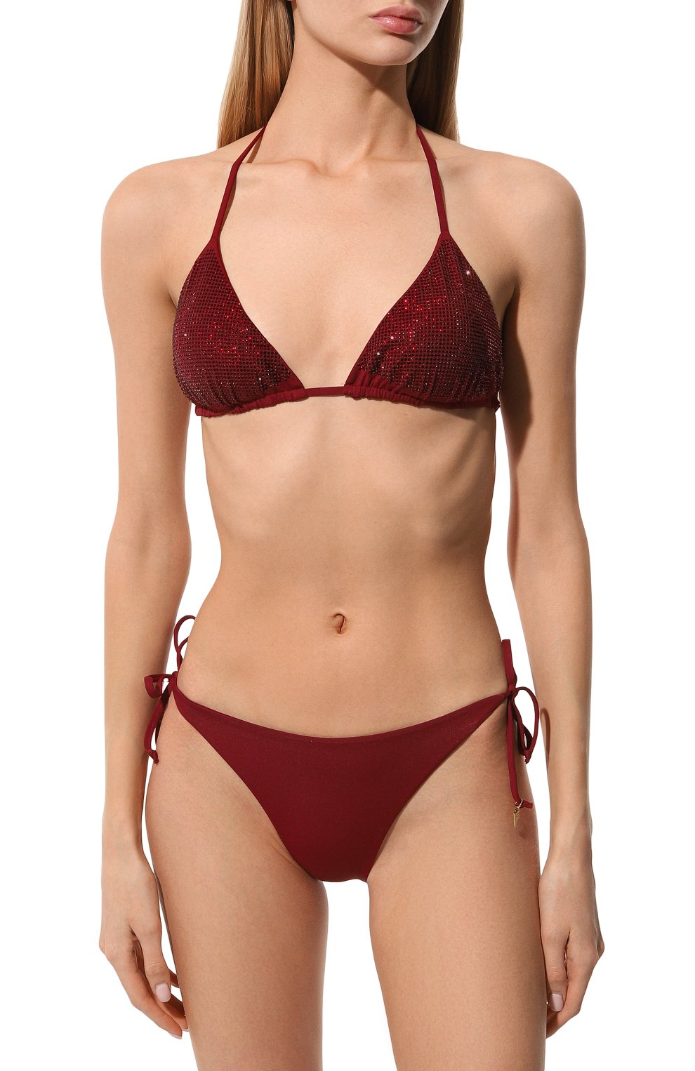 Плавки-бикини FISICO бордового цвета по цене 14150 руб., арт. S1/F/CS13M0, фото 2 Плавки-бикини FISICO, арт. S1/F/CS13M0, фото 2