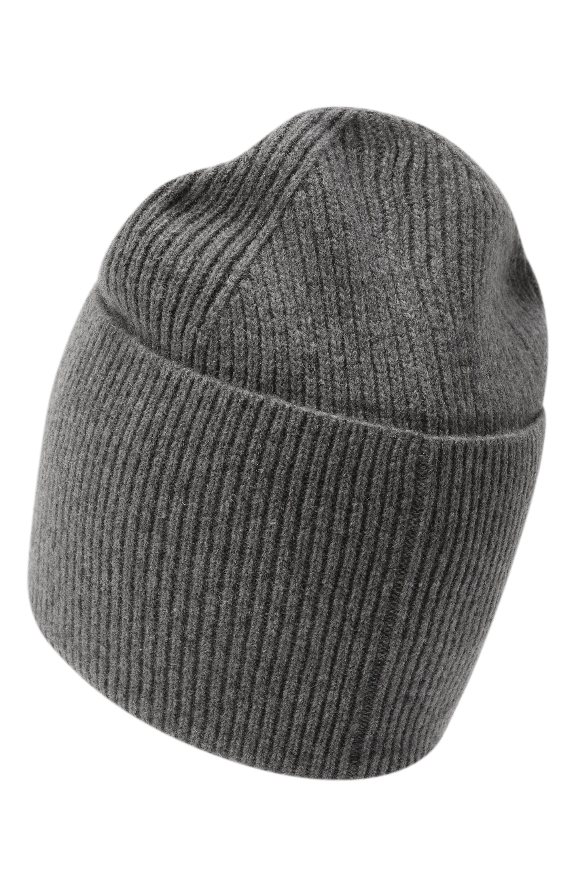 Шерстяная шапка HUGO серого цвета по цене 8295 руб., арт. 50496011, фото 2 Шерстяная шапка HUGO, арт. 50496011, фото 2