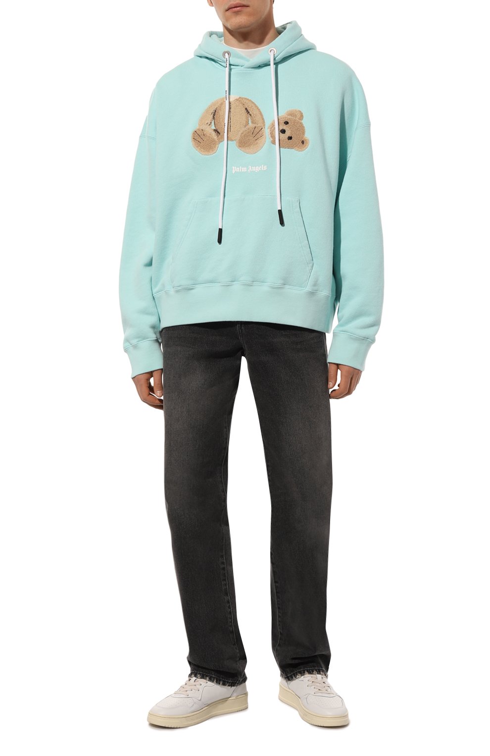 Хлопковое худи PALM ANGELS, арт. PMBB058C99FLE0054060, фото 2