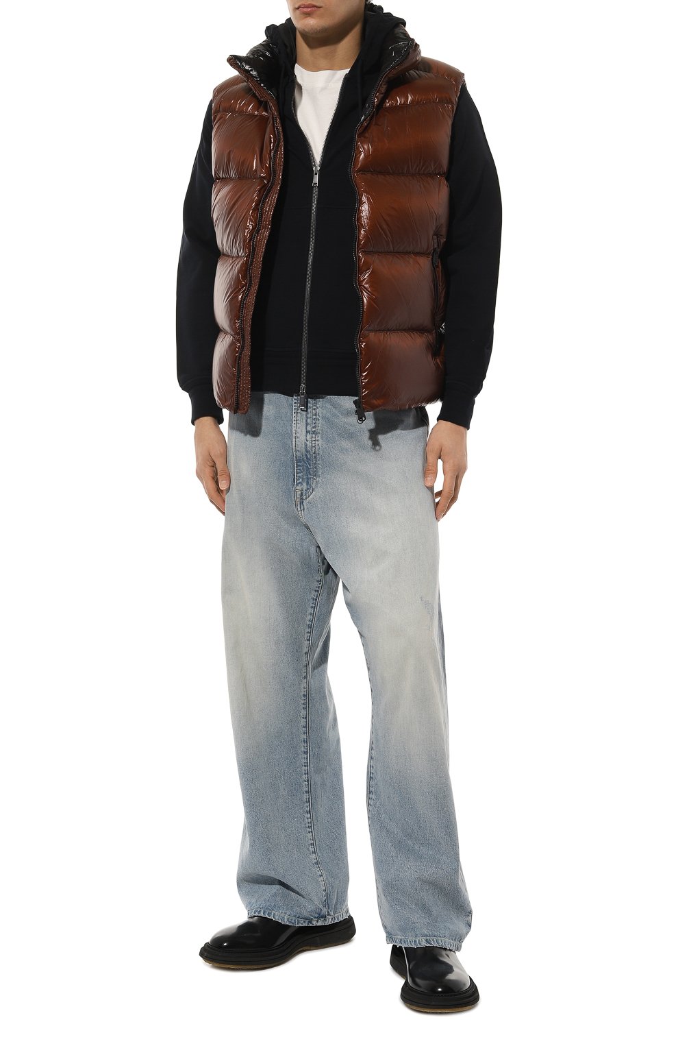 Хлопковая толстовка ZEGNA темно-синего цвета по цене 87950 руб., арт. UC553A6/C859, фото 2 Хлопковая толстовка ZEGNA, арт. UC553A6/C859, фото 2