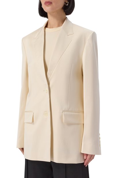 Жакет из вискозы и хлопка TOTEME, арт. 253-WRZ0054-FB0390, фото 3