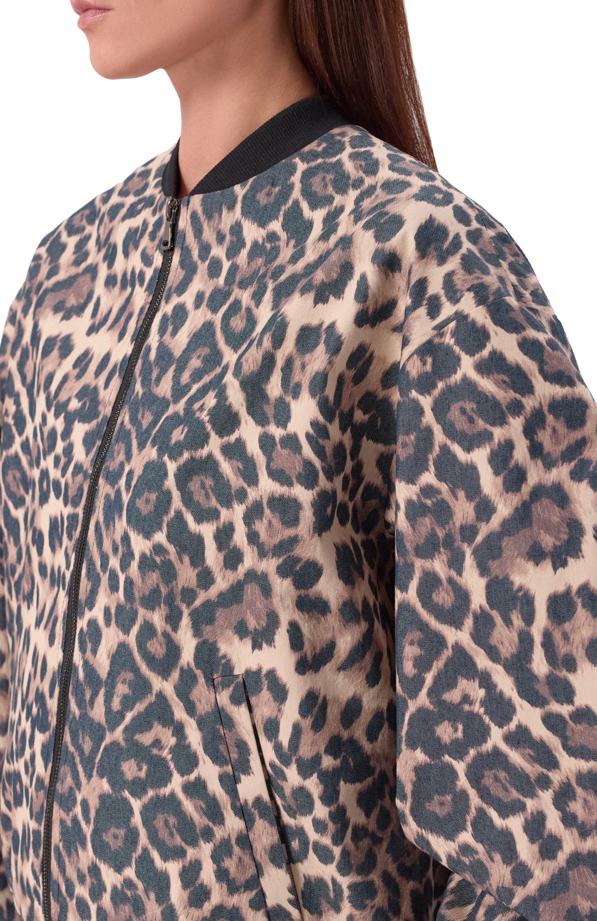 Хлопковый бомбер FLASHIN леопардового цвета по цене 44000 руб., арт. FS26JBCL, фото 5 Хлопковый бомбер FLASHIN, арт. FS26JBCL, фото 5