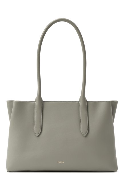 Женская сумка meridiana medium FURLA серого цвета, арт. WB01606/BX3169 | Фото 1 (Автоматизация ТО: Проставлено; Размер: medium; Материал: Натуральная кожа; Автоматизация состава: Проставлено)