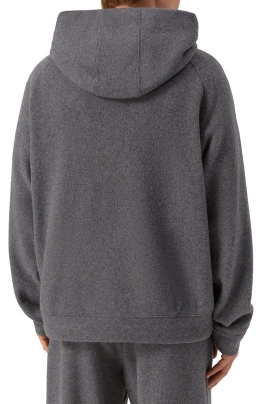 Худи из кашемира и шерсти Giorgio Armani GM002332/TE12430 Серый  GM002332/TE12430 Фото 4