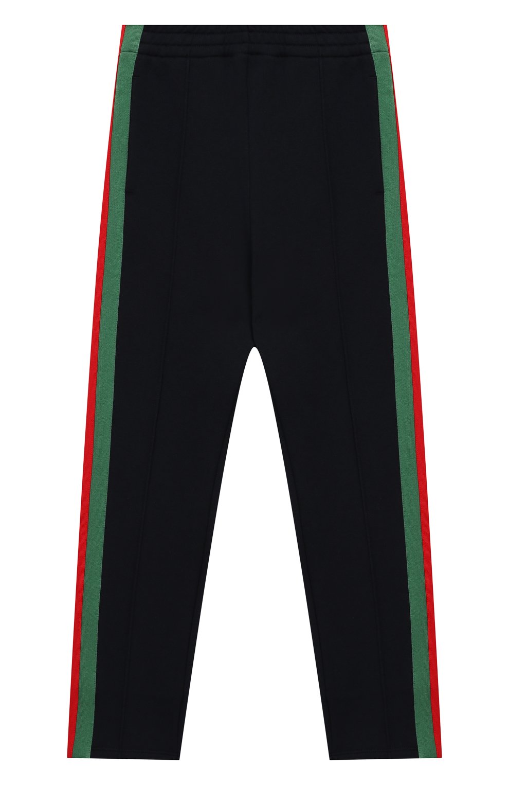 Хлопковые брюки с лампасами GUCCI, арт. 512691/X9T78, фото 1