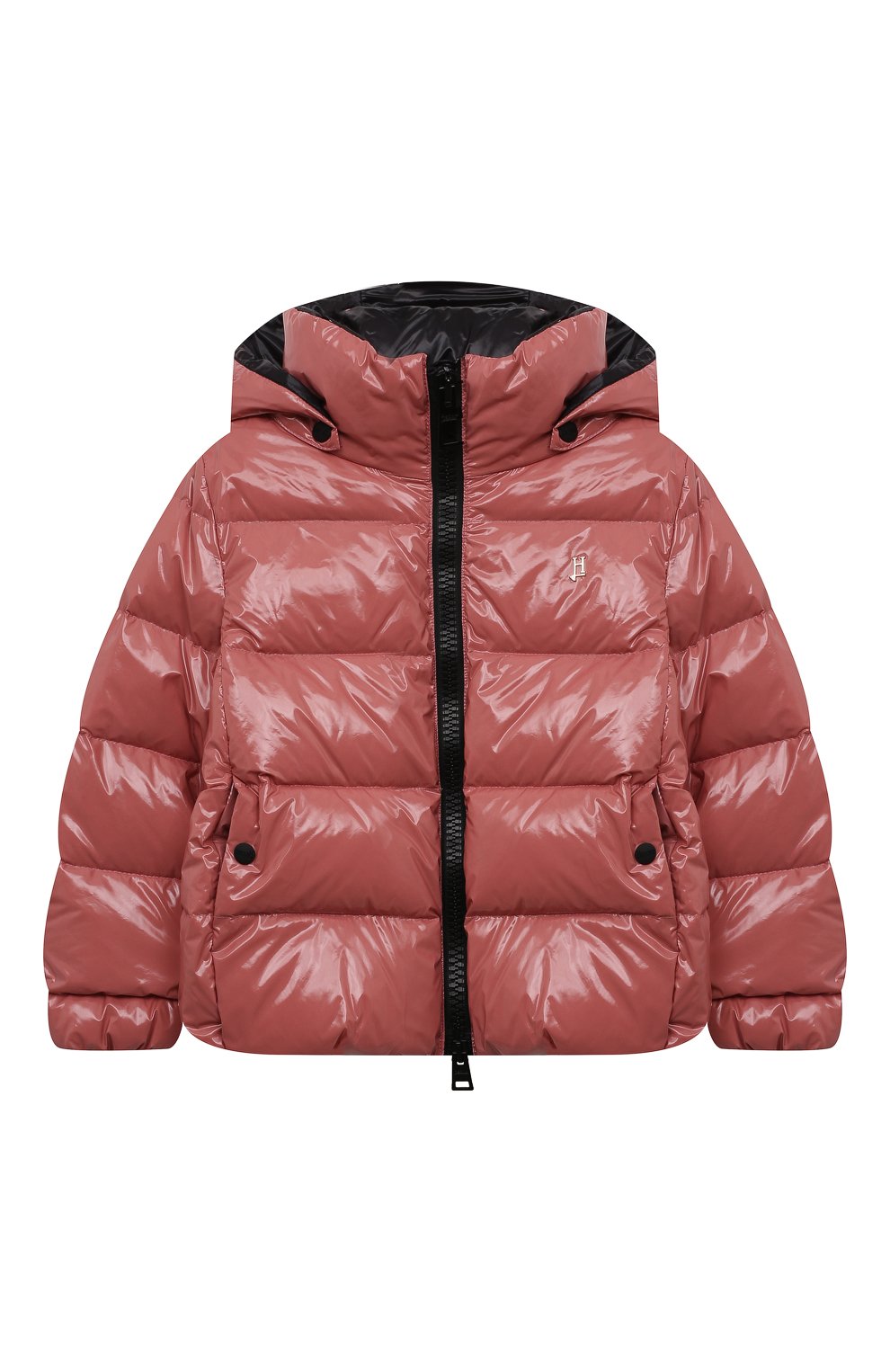 Пуховая куртка HERNO розового цвета по цене 54150 руб., арт. PI000143G/12220/4A-8A, фото 1 Пуховая куртка HERNO, арт. PI000143G/12220/4A-8A, фото 1