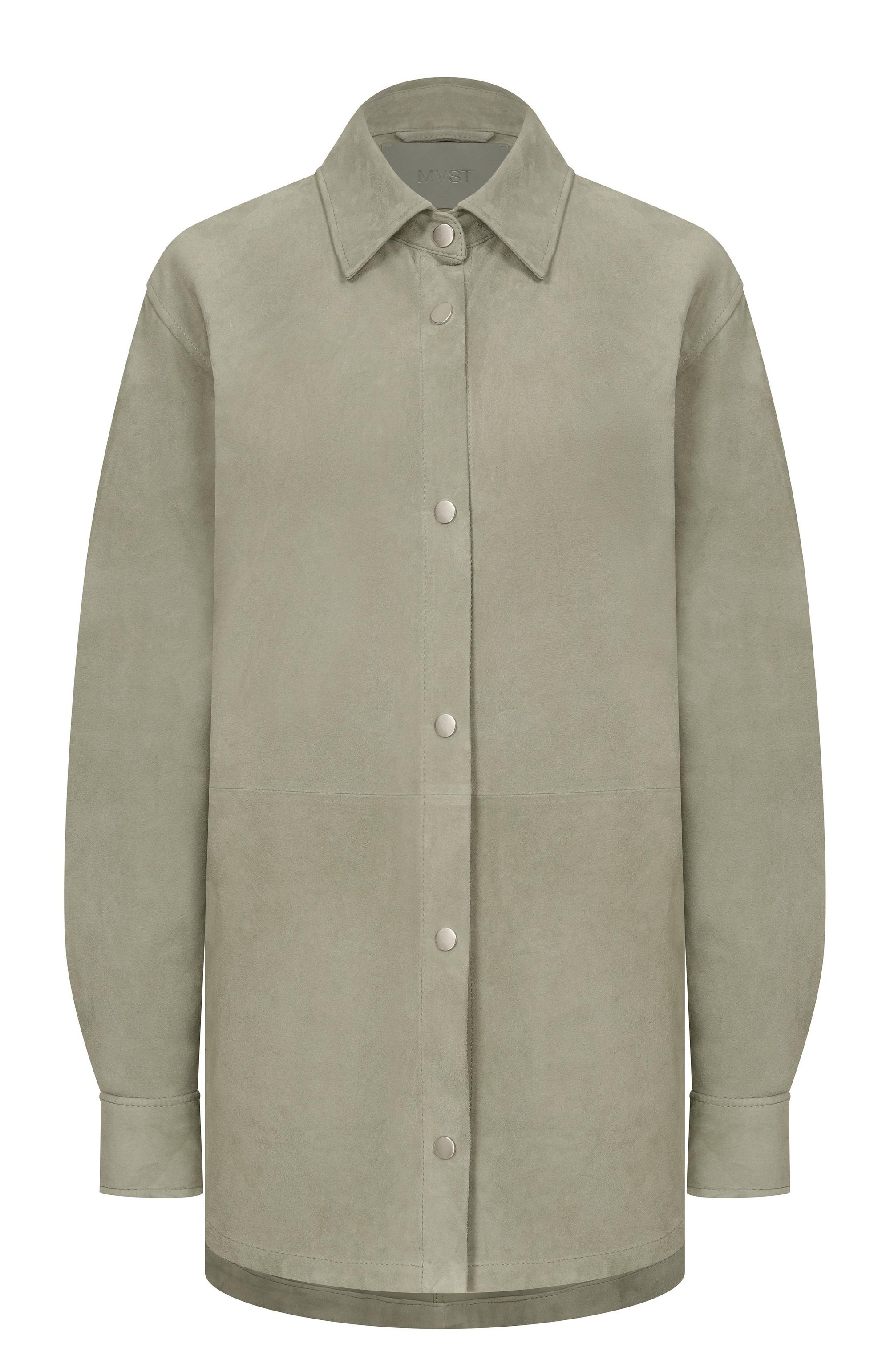Замшевая рубашка MVST, арт. M26.2PW.L022 BIG SIZE/METIS SUEDE 0.4 MM, фото 1