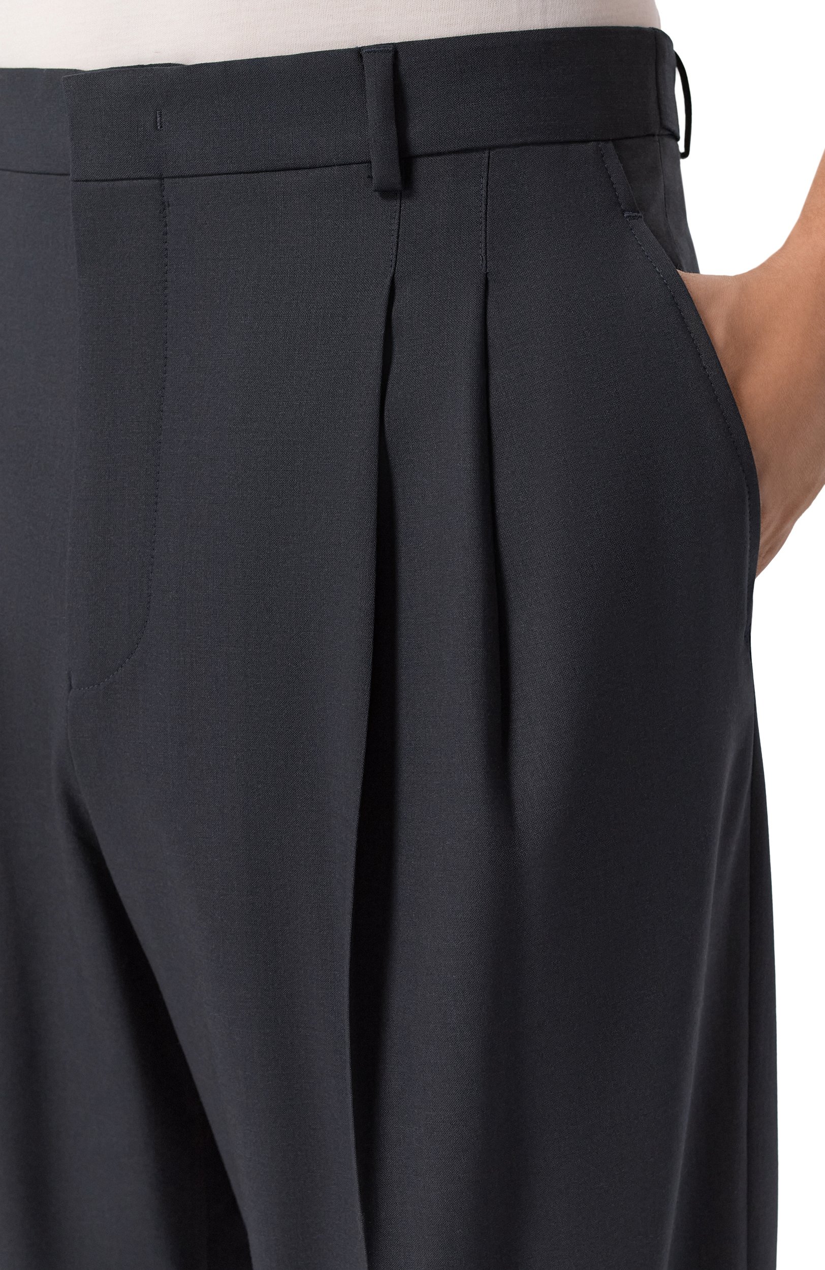 Шерстяные брюки EMPORIO ARMANI, арт. EM007123/TE19332, фото 5