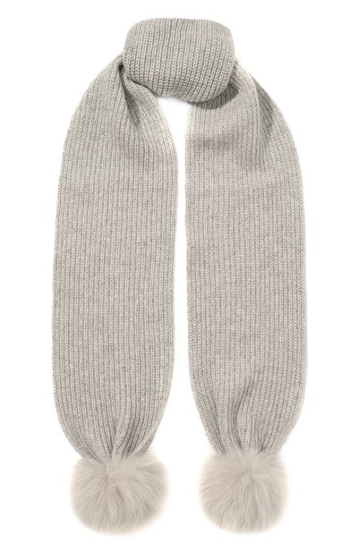 Кашемировый шарф YVES SALOMON ENFANT, арт. 24WEA011XXCARD, фото 1