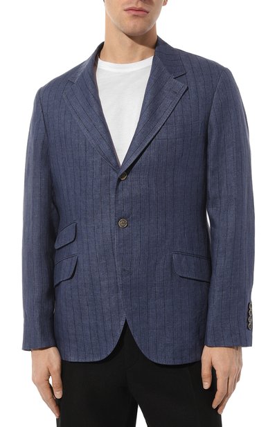 Пиджак из шерсти и шелка BRUNELLO CUCINELLI, арт. MS4547BWD, фото 3