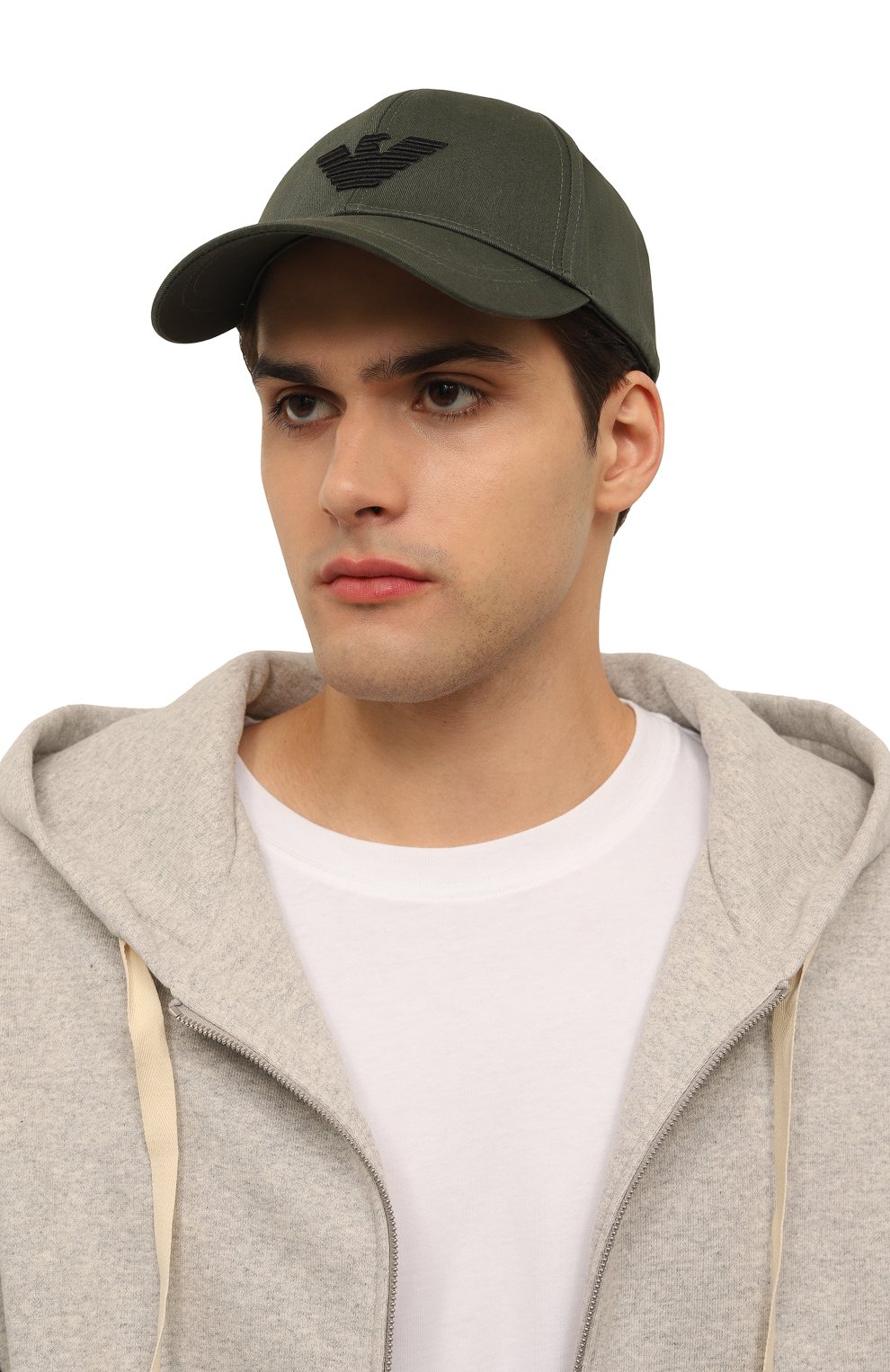 Хлопковая бейсболка EMPORIO ARMANI, арт. 230102/4R500, фото 2