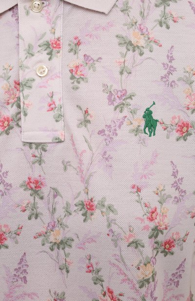 Поло POLO RALPH LAUREN светло-розового цвета по цене 18050 руб., арт. 211844054, фото 5 Поло POLO RALPH LAUREN, арт. 211844054, фото 5
