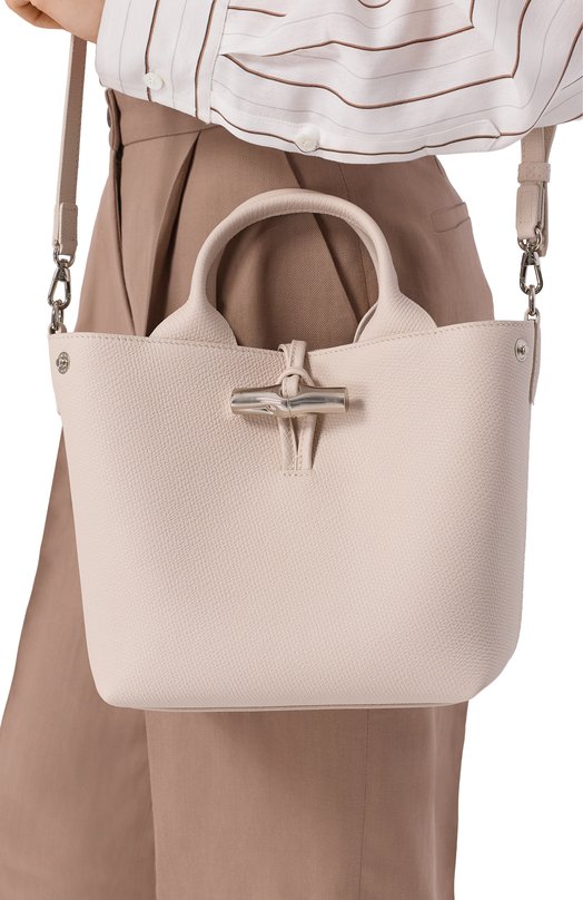 Сумка Le Roseau small Longchamp 10273HFP/HFP Кремовый  10273HFP/HFP Фото 2