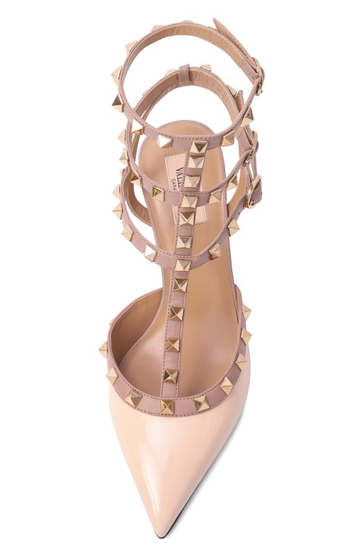 Лакированные туфли Rockstud 65 Valentino 8W2S0375/VNW Кремовый  8W2S0375/VNW Фото 6