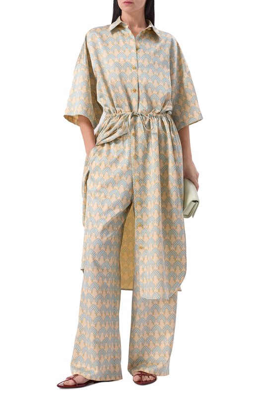 Брюки из шелка и шерсти Akhmadullina 1126.3B601/S458.1 Бежевый  1126.3B601/S458.1 Фото 2