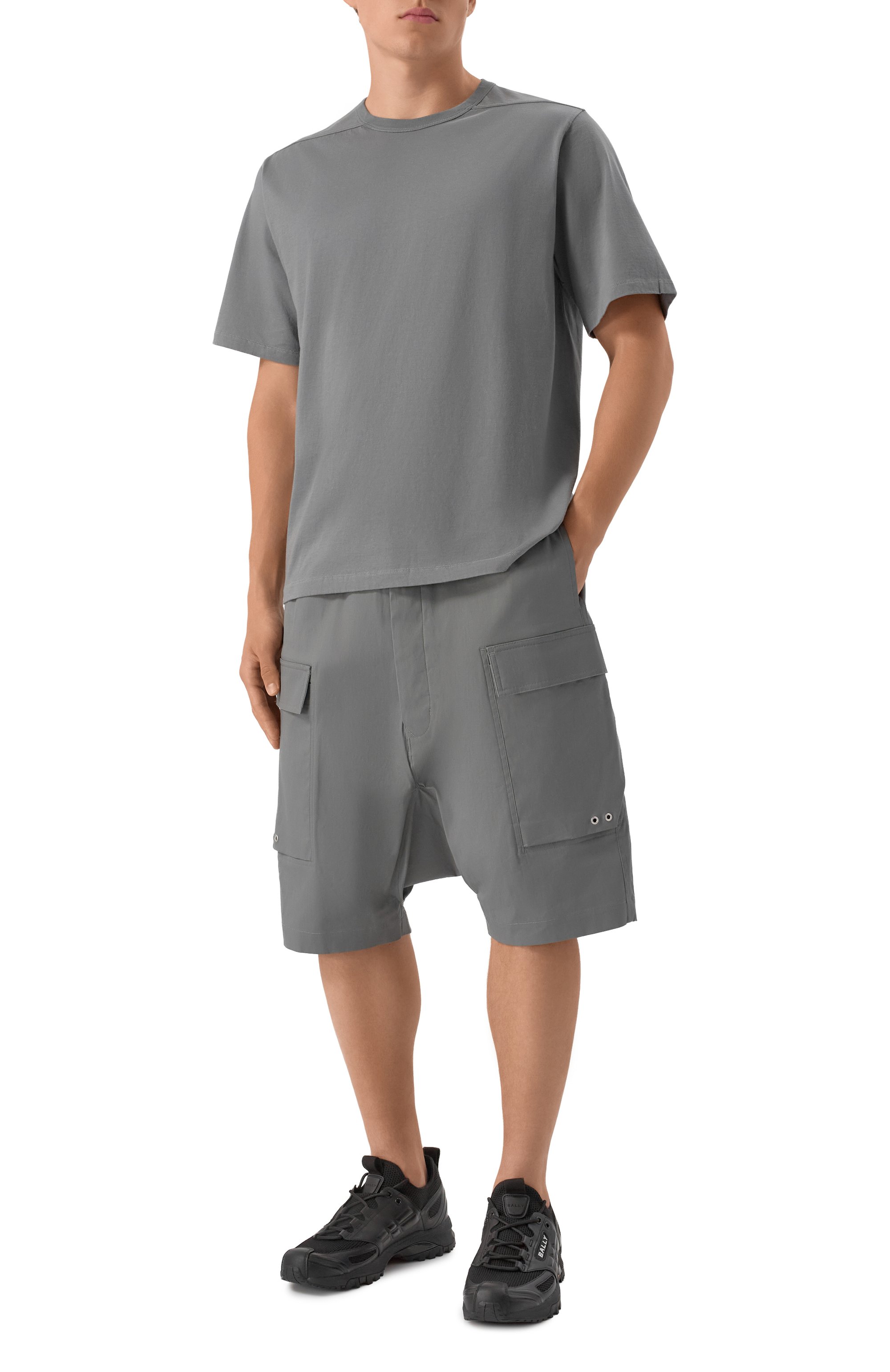 Хлопковая футболка RICK OWENS, арт. RU02E1232/JA, фото 2