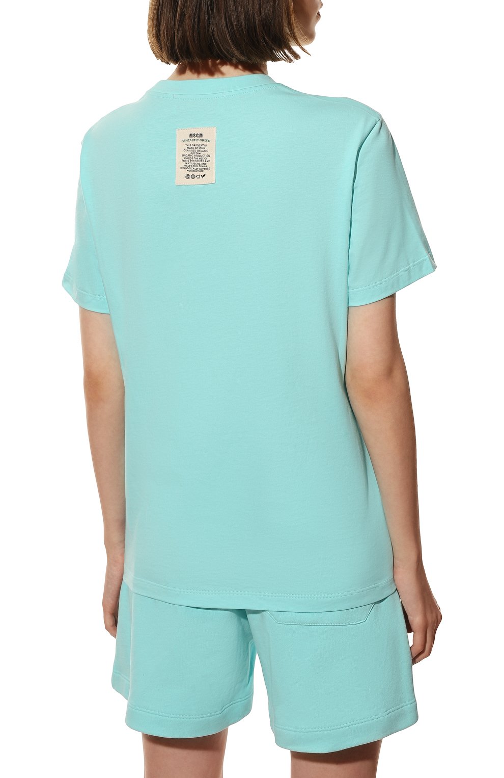 Хлопковая футболка MSGM, арт. 3241MDM192 227288, фото 4