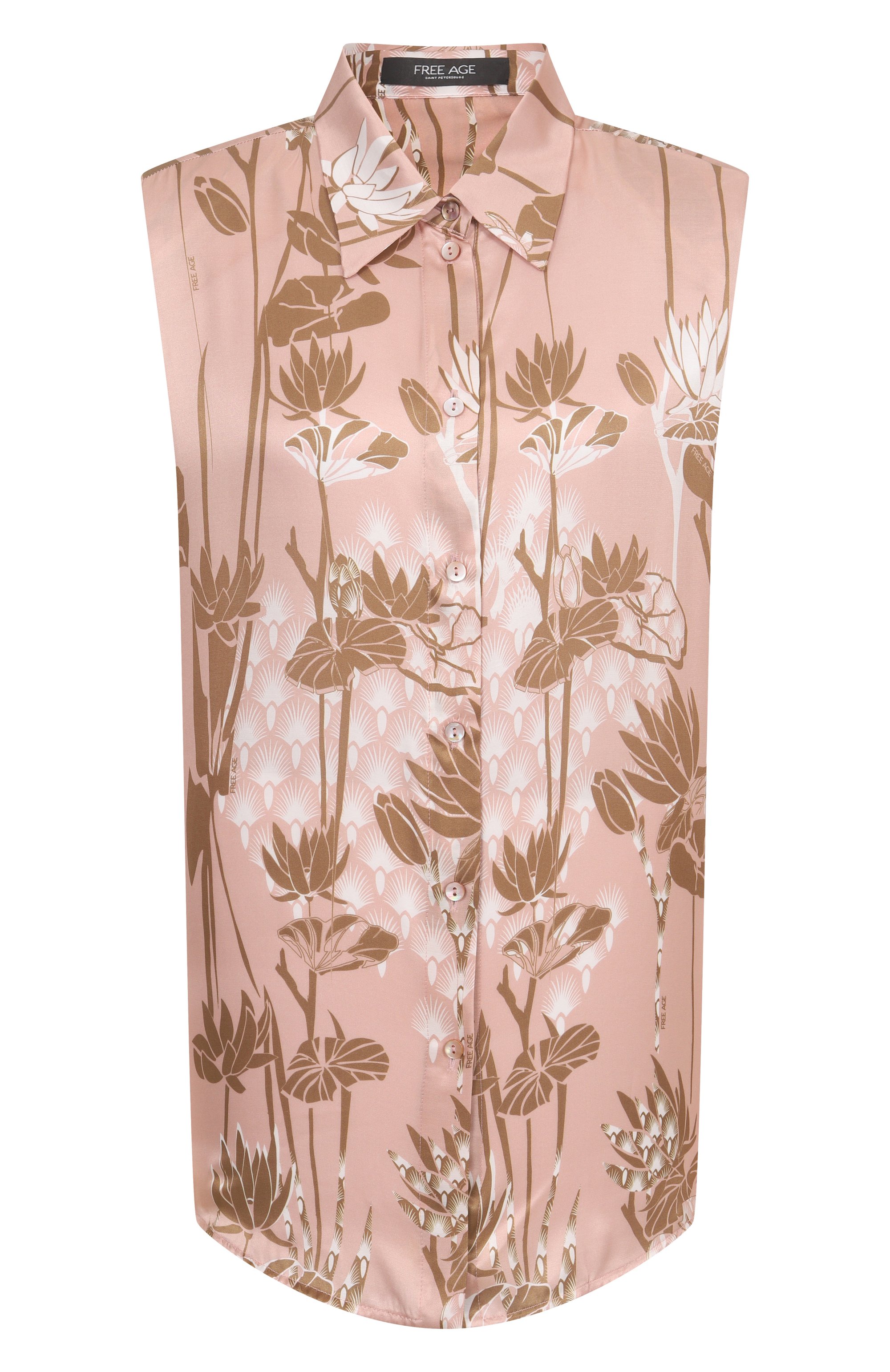 Атласная блузка FREEAGE, арт. WS25.BL017M.6001.619, фото 1