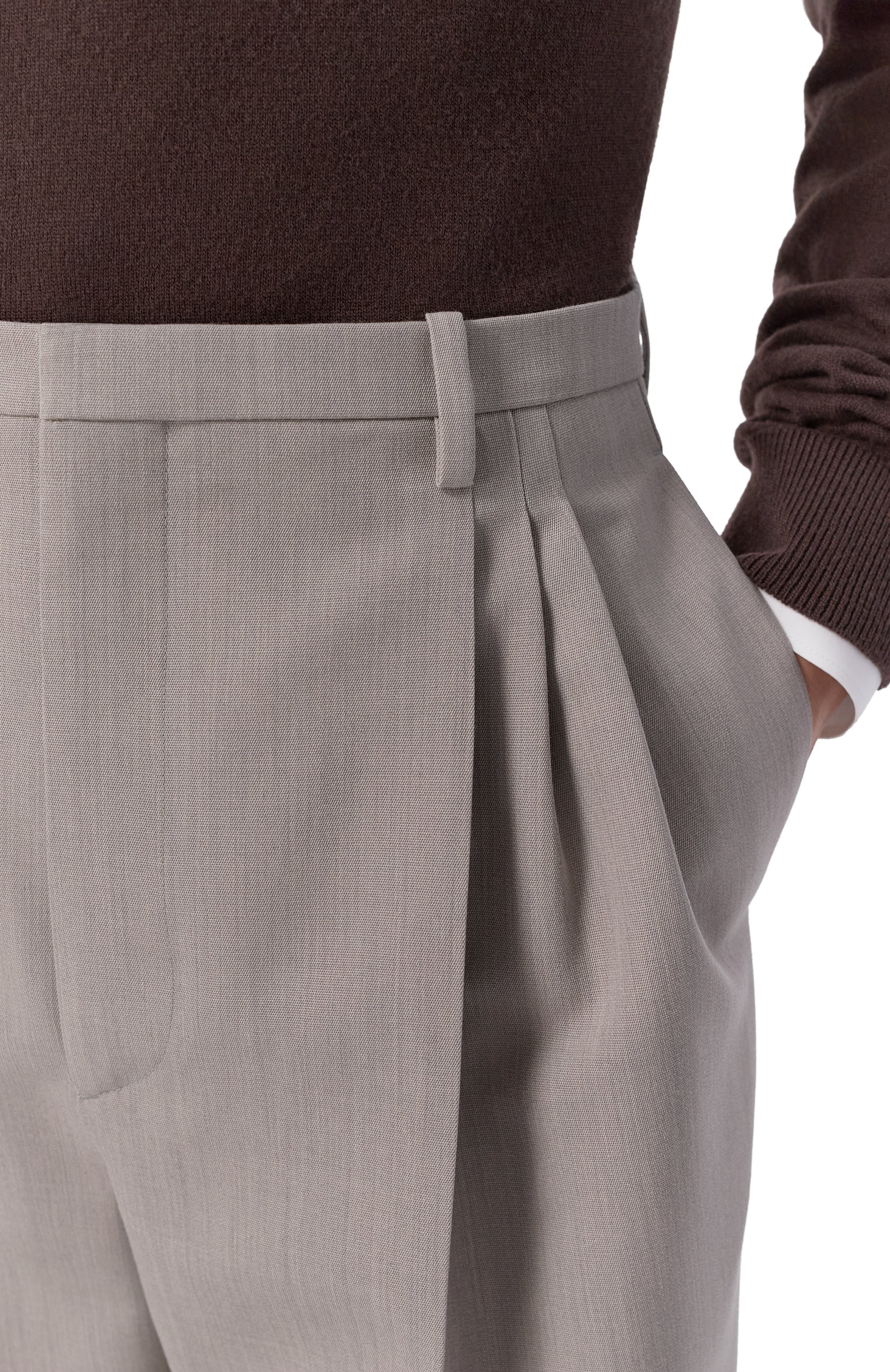 Шерстяные брюки BOTTEGA VENETA, арт. 851380/V6DE0, фото 5