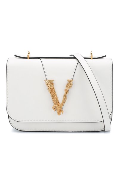 Сумка virtus VERSACE белого цвета по цене 235000 руб., арт. DBFG985/D5VIT, фото 5 Сумка virtus VERSACE, арт. DBFG985/D5VIT, фото 5