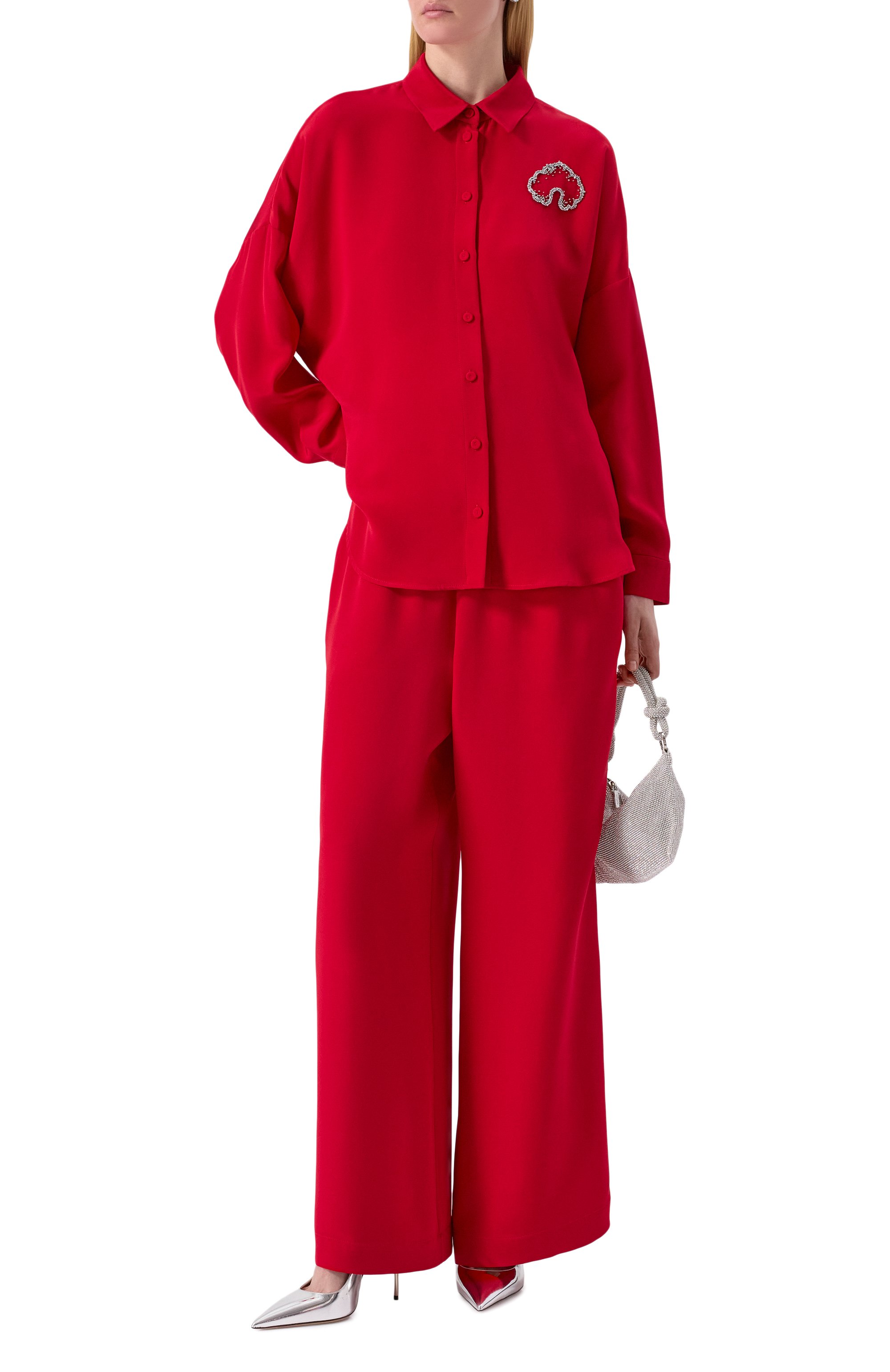 Шелковые брюки AKHMADULLINA, арт. 1125.2B701/S209, фото 2