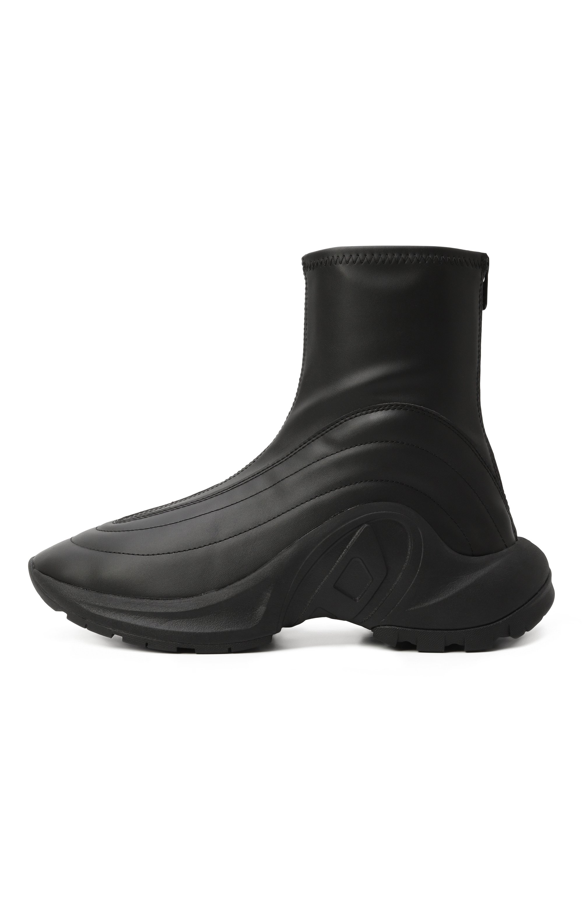 Полусапоги s-d-runner x DIESEL черного цвета по цене 33050 руб., арт. Y03549/PR003, фото 4 Полусапоги s-d-runner x DIESEL, арт. Y03549/PR003, фото 4