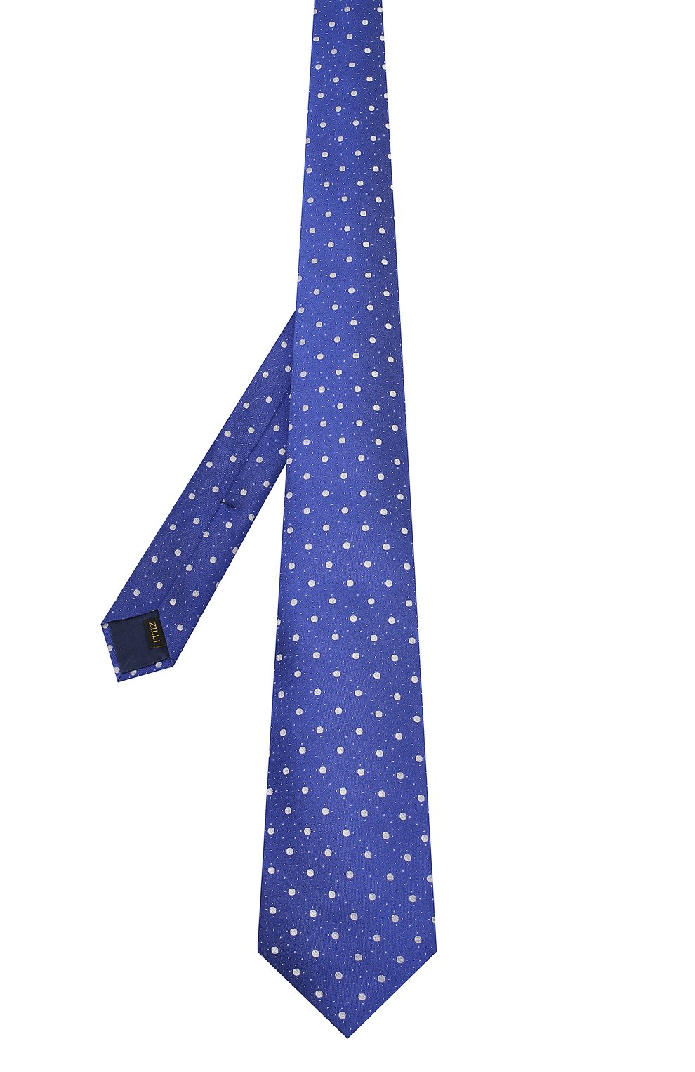 Шелковый галстук ZILLI синего цвета по цене 25800 руб., арт. 50103/TIE, фото 2 Шелковый галстук ZILLI, арт. 50103/TIE, фото 2