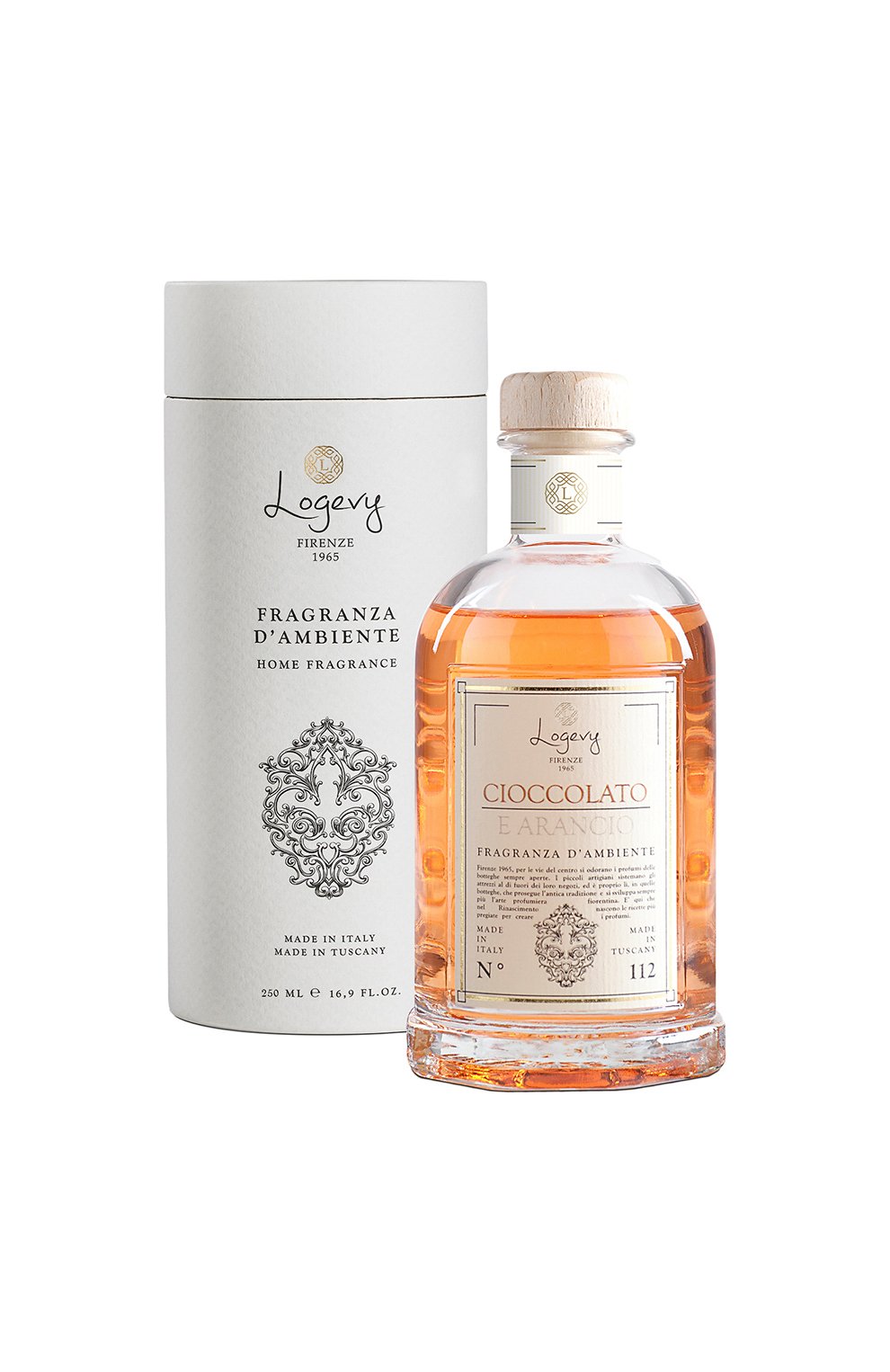 Диффузор cioccolato e arancio / "шоколад & апельсин" (250ml) LOGEVY FIRENZE 1965, арт. 8050519372114, фото 4