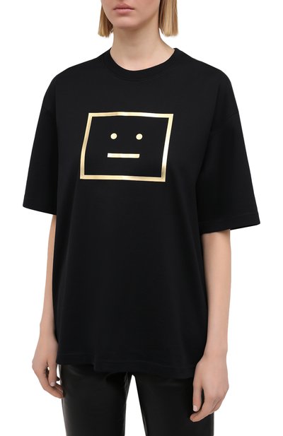 Хлопковая футболка ACNE STUDIOS, арт. CL0092/W, фото 3