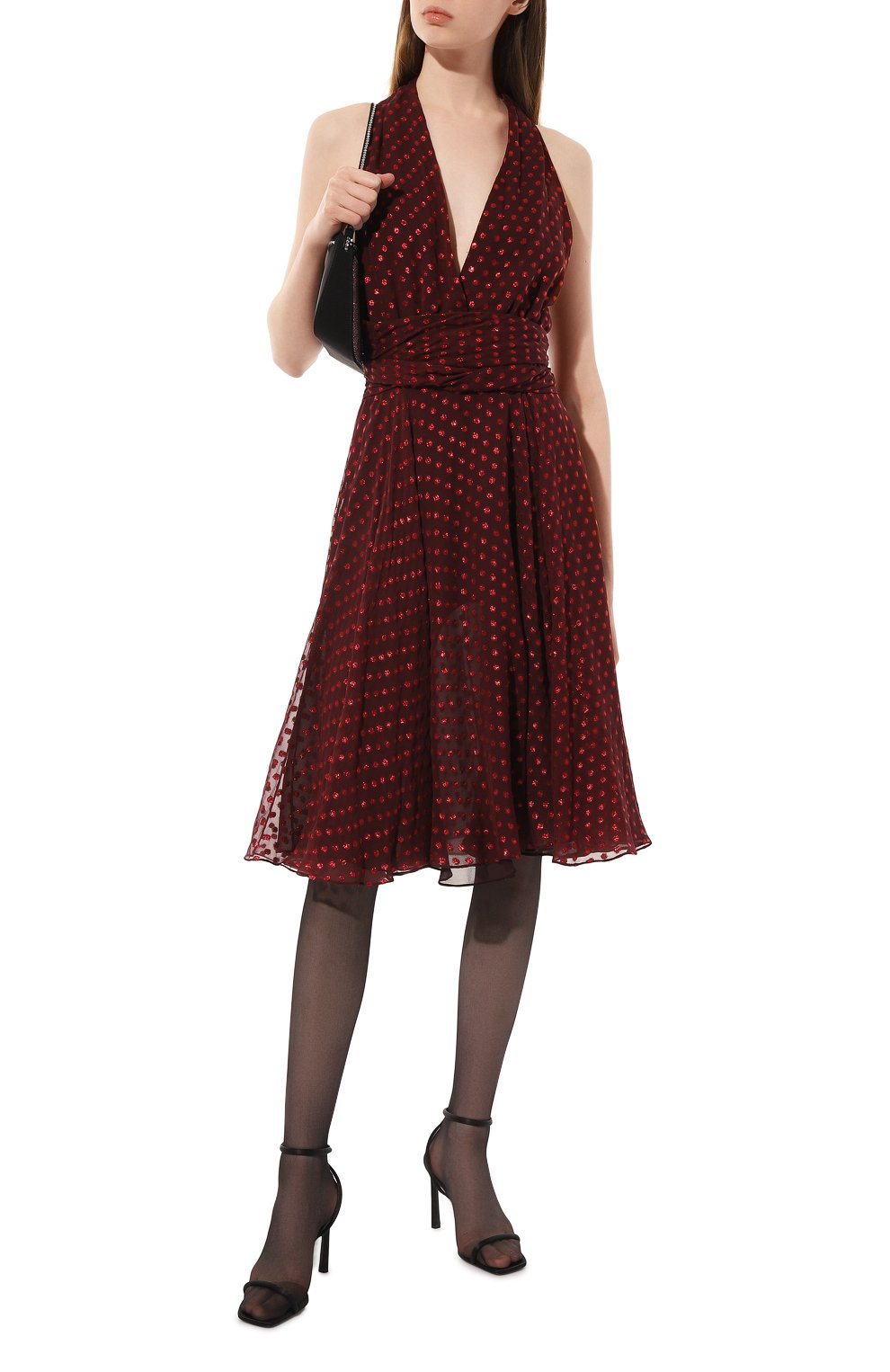 Платье GUCCI бордового цвета по цене 345600 руб., арт. 336213 ZCM10, фото 2 Платье GUCCI, арт. 336213 ZCM10, фото 2