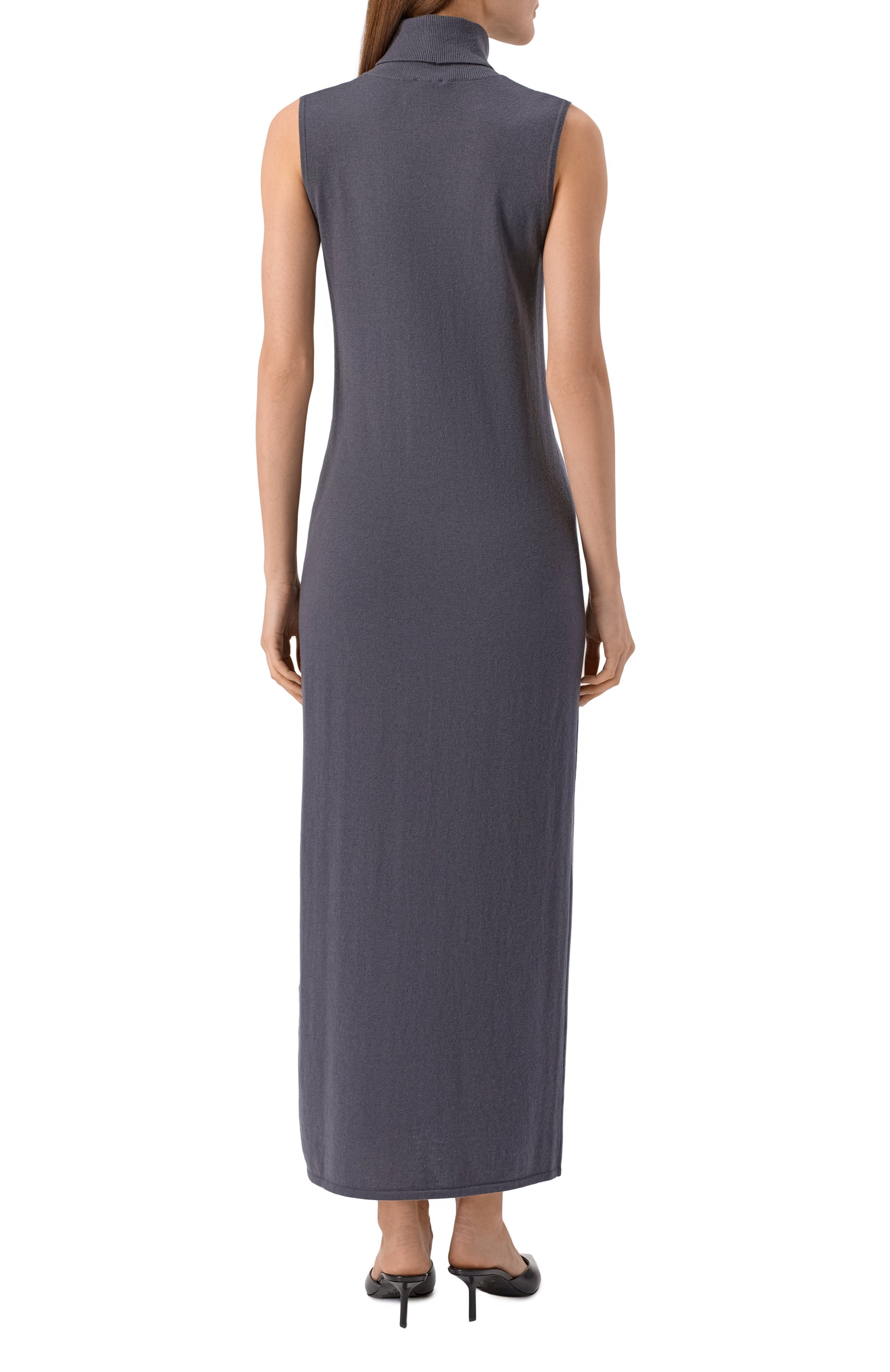 Платье из шерсти и кашемира 12 STOREEZ серого цвета по цене 26000 руб., арт. 127829, фото 4 Платье из шерсти и кашемира 12 STOREEZ, арт. 127829, фото 4