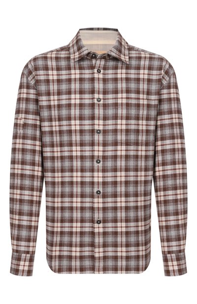 Мужская хлопковая рубашка 12 STOREEZ, арт. 135497