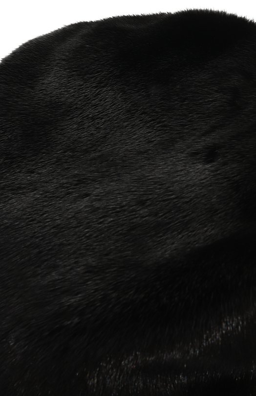 Шапка из меха норки VICTORIA KUSENKOVA 072800002673 Чёрный  072800002673 Фото 4