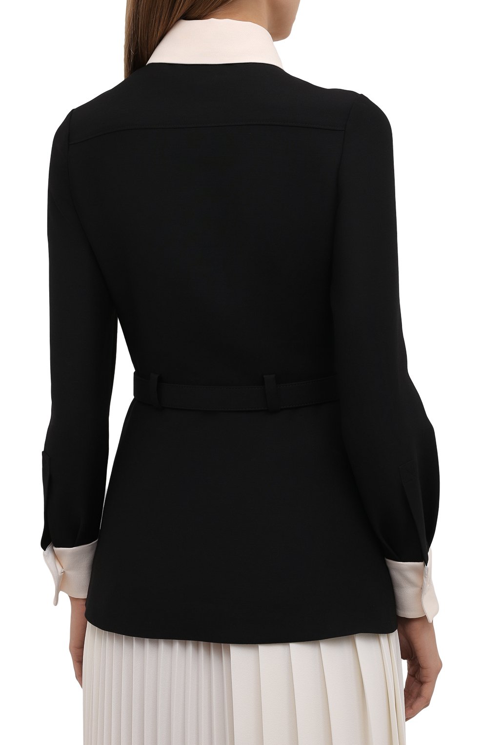 Рубашка из шерсти и шелка VALENTINO, арт. WB3AE6401CF, фото 4