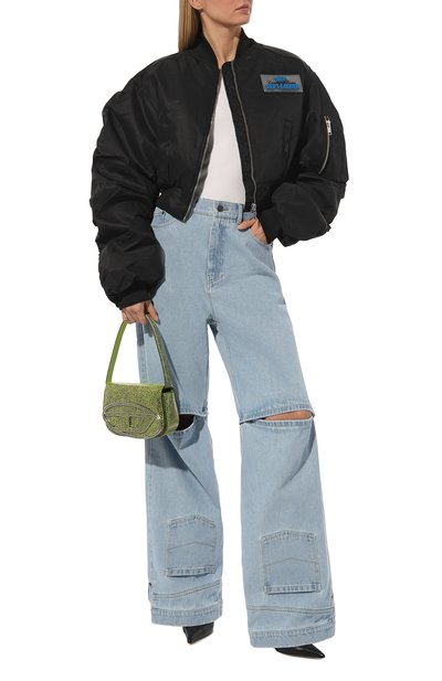 Бомбер RED SEPTEMBER черного цвета по цене 62990 руб., арт. RSFW23-W15.1, фото 2 Бомбер RED SEPTEMBER, арт. RSFW23-W15.1, фото 2