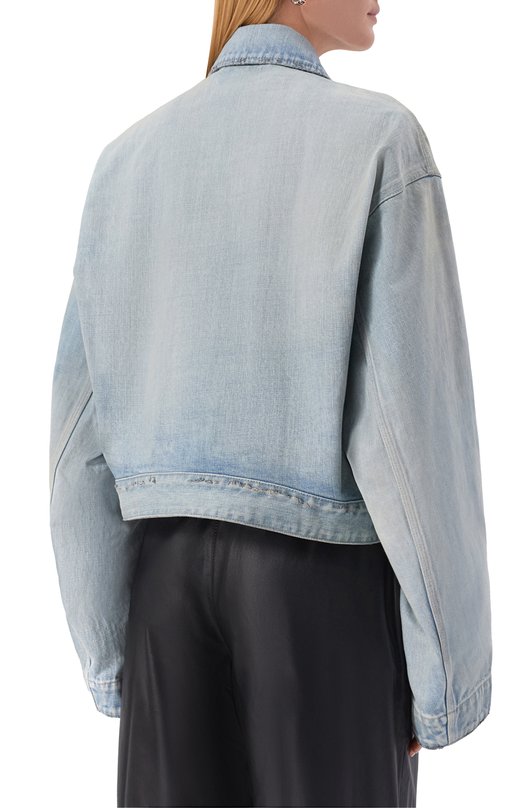 Джинсовая куртка Balenciaga 842161/TSWB9 Голубой  842161/TSWB9 Фото 4