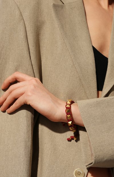 Браслет VALENTINO красного цвета по цене 41950 руб., арт. WW2J0I02/PIK, фото 2 Браслет VALENTINO, арт. WW2J0I02/PIK, фото 2